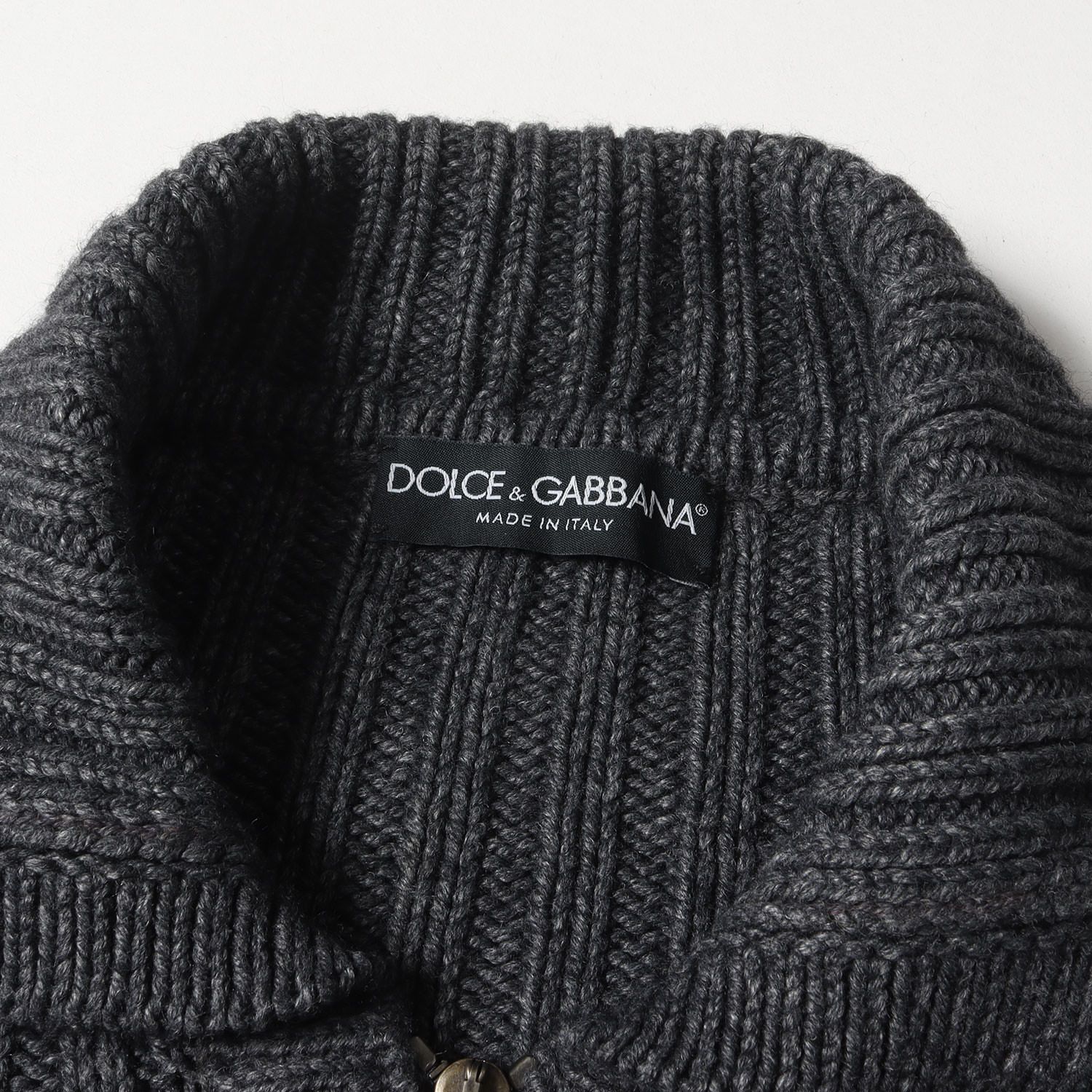 美品 DOLCE&GABBANA ドルチェ&ガッバーナ ニット サイズ:50 襟付き 
