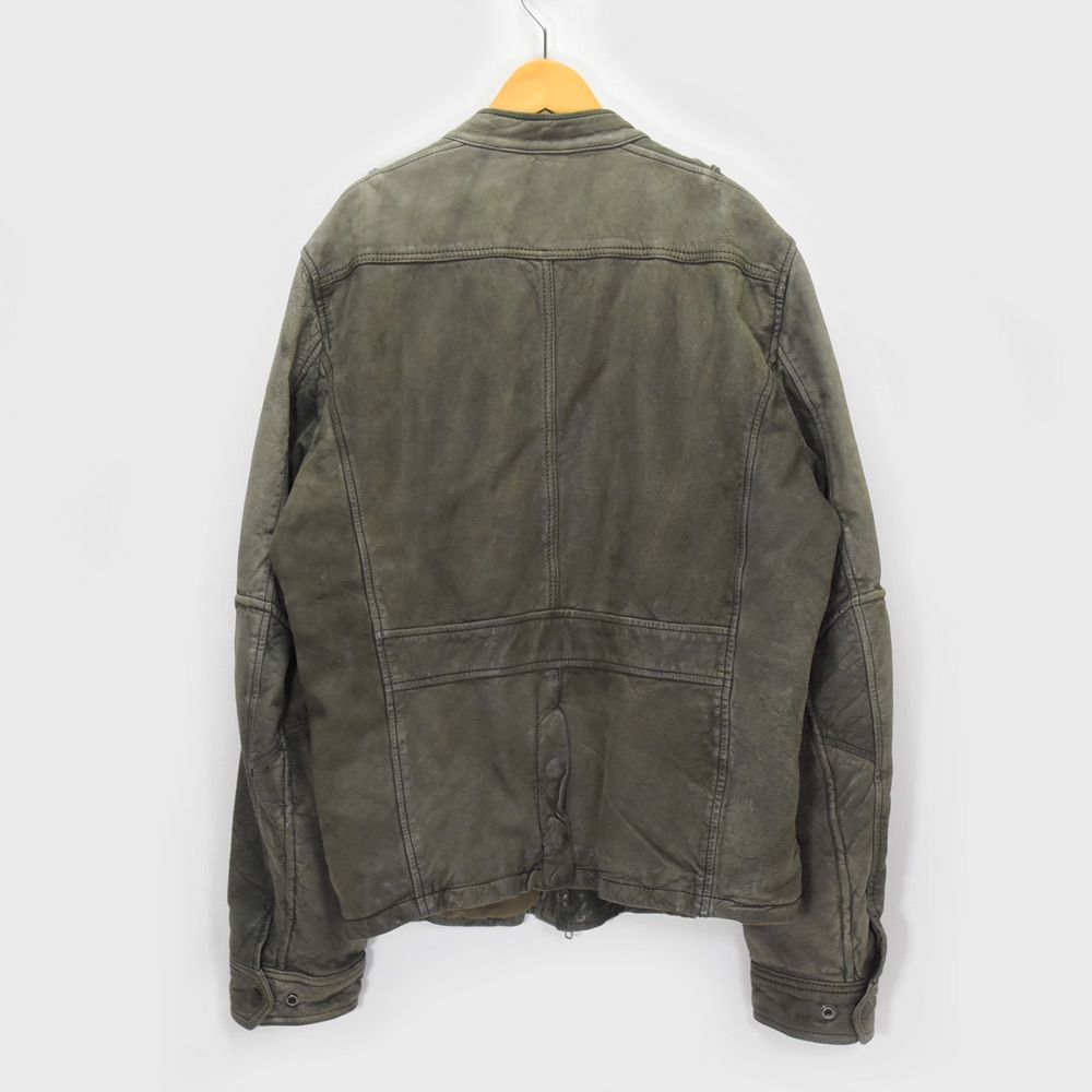 DIESEL ディーゼル メンズ L レザージャケット 革ジャン