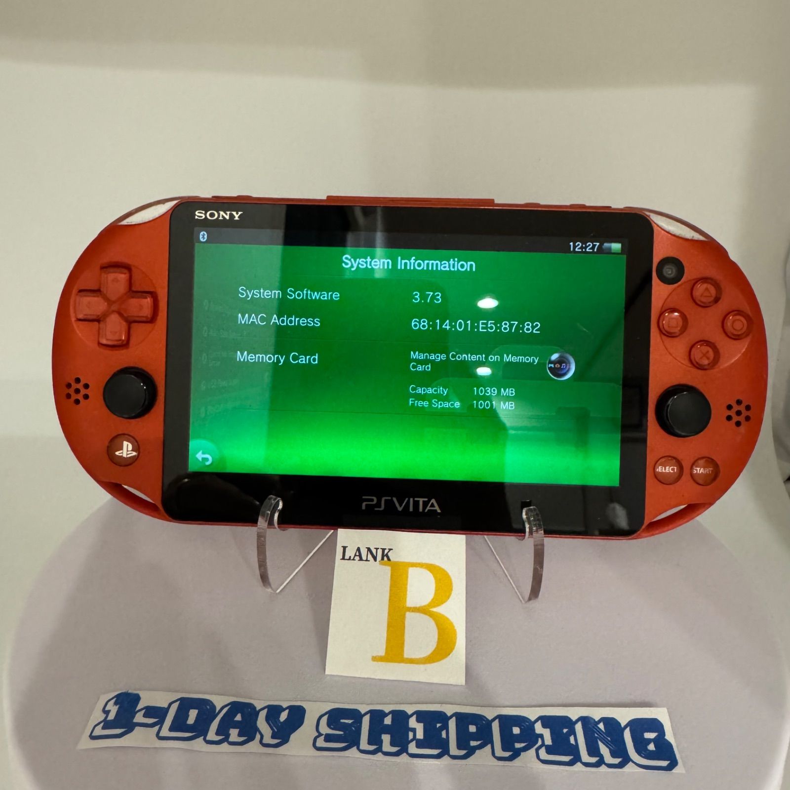 PS Vita PCH-2000 ZA26 Metallic Red 動作 済み メタリックレッド ピーエス ヴィータ ソニー PlayStation プレイステーション e386
