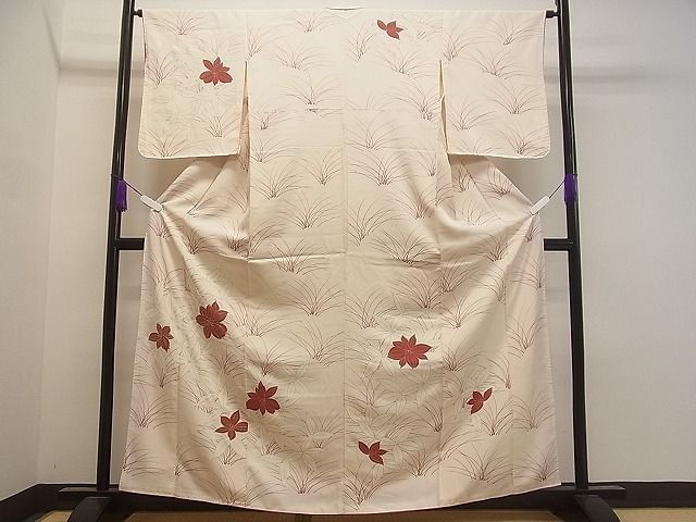 平和屋着物□訪問着 駒刺繍 草花文 金彩 逸品 CAAE5909vf 平和屋着物