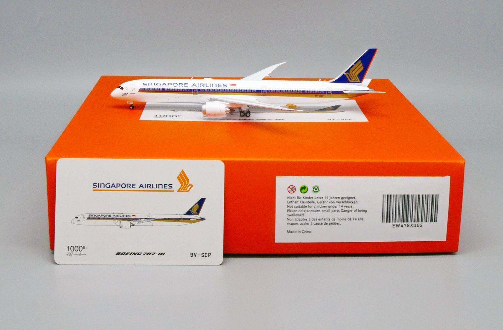 Jcwings シンガポール航空 787-10 9V-SCP 1/400 - メルカリ