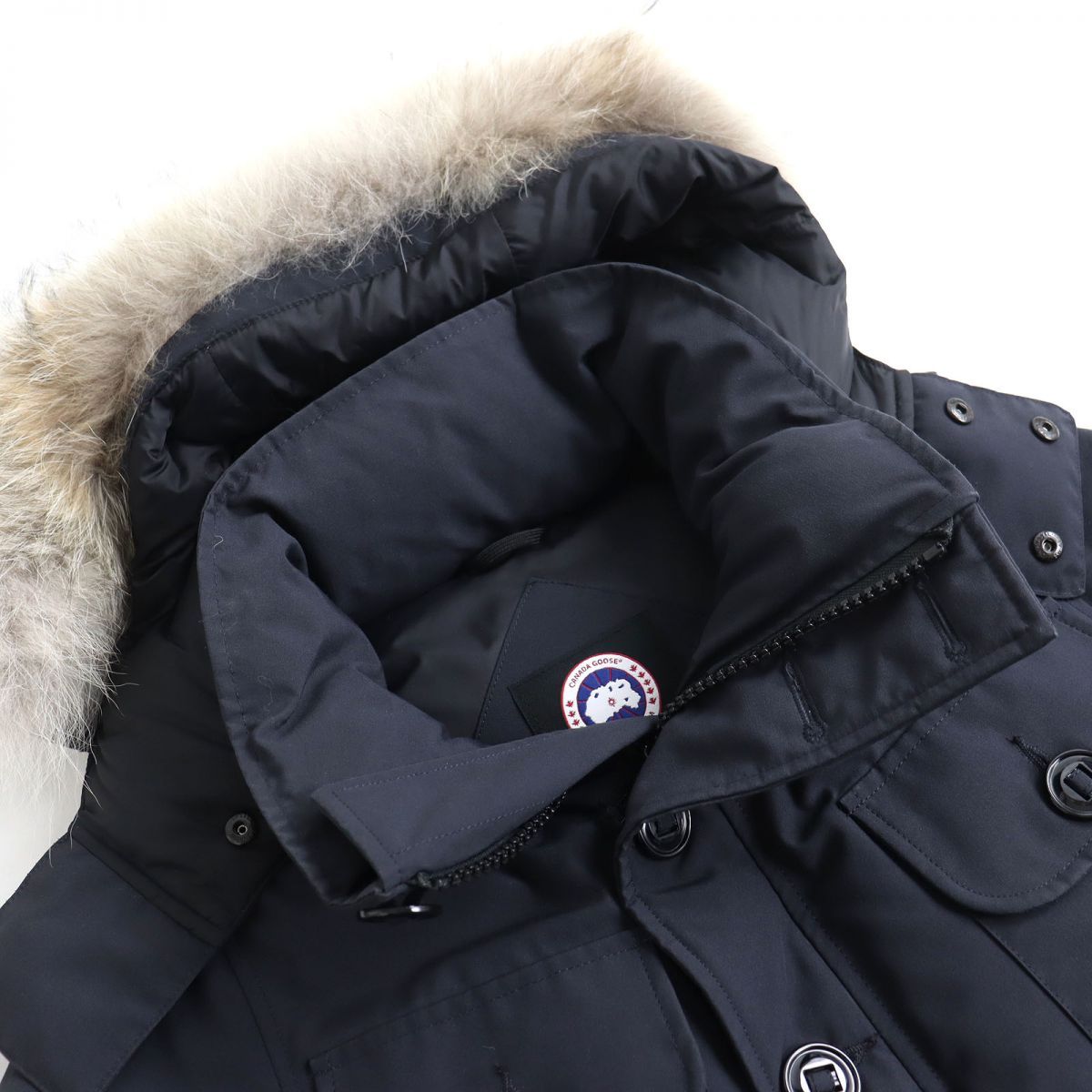 良品△国内正規品 カナダグース 2301JM RUSSELL PARKA/ラッセル ロゴワッペン フーデッド WZIP ダウンジャケット/コート  ネイビー S メンズ - メルカリ