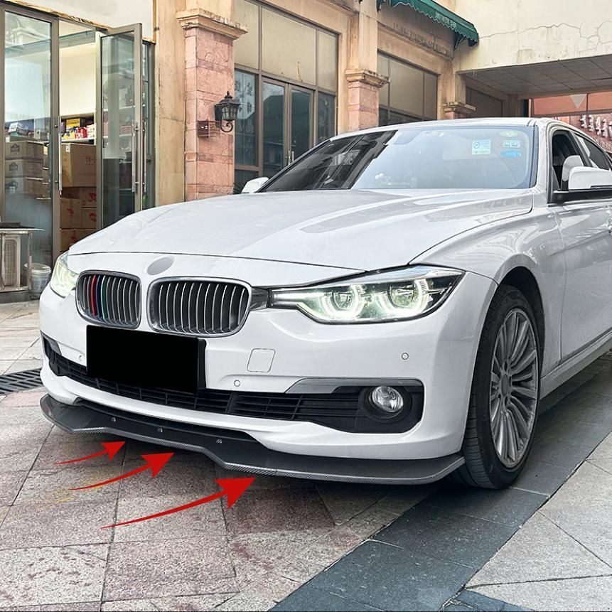 BMW フロントアンダースポイラー リップスポイラー メーカー不明 艶あり黒