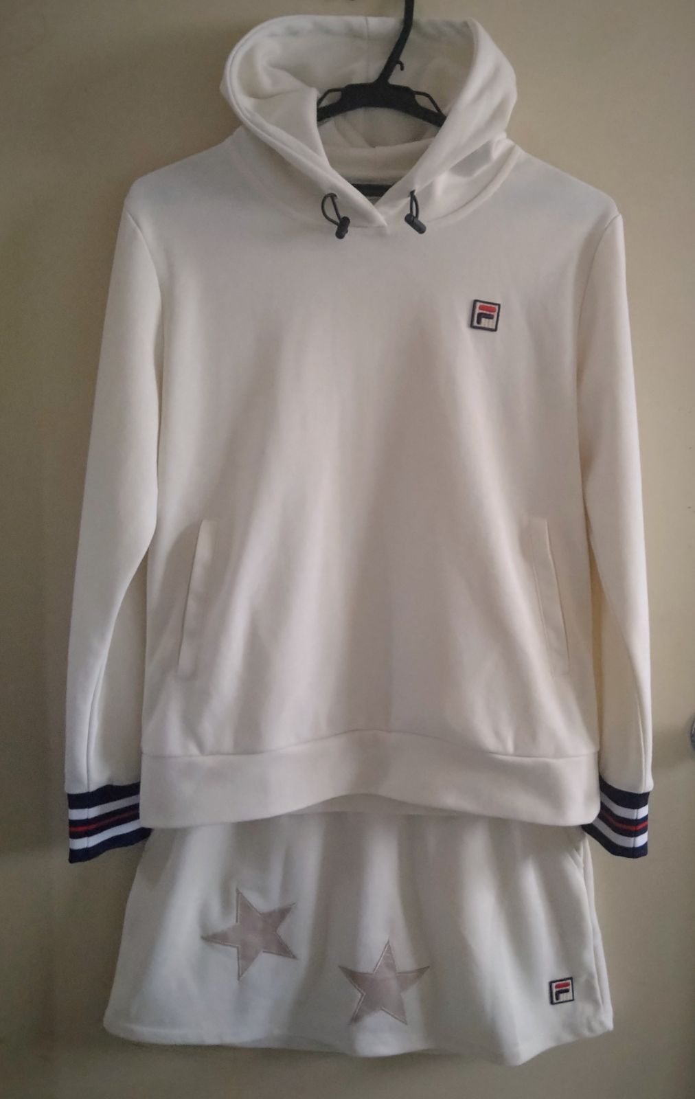 FILA フィラ テニス プルパーカー スコート 上下セット Mサイズ 美品