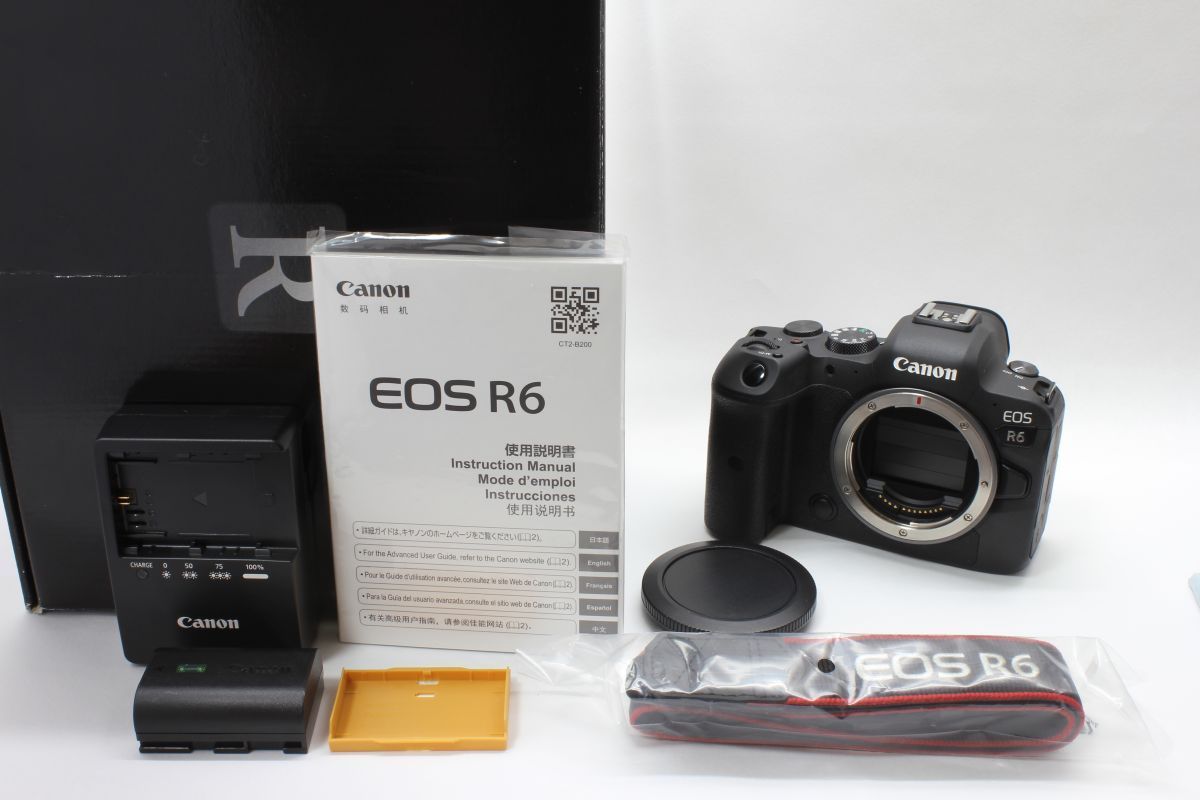 ショット数9000以下！【極上品】キャノン Canon EOS R6 動作確認