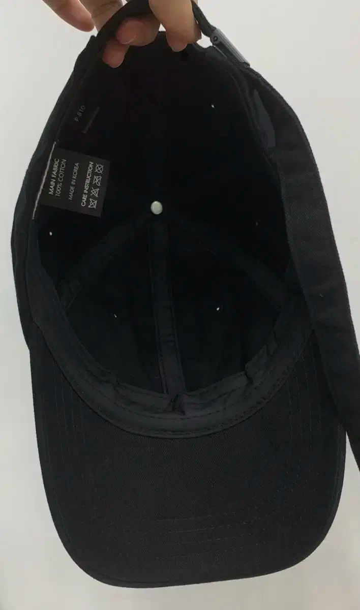 PEACEMINUSONE 黒 ストラップキャップ PEACEMINUSONE 黒 ストラップキャップ