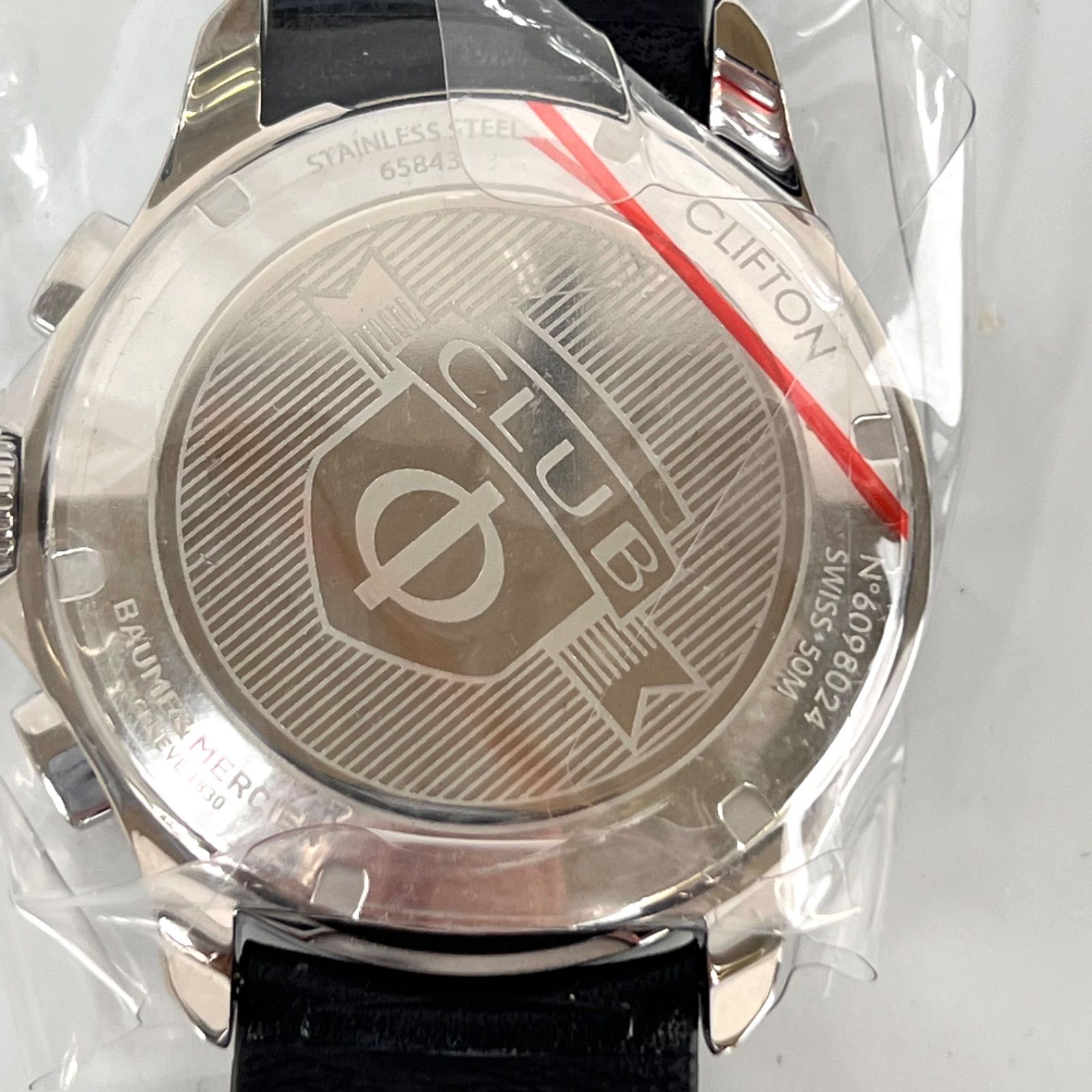 ボーム＆メルシエ クリフトン クラブ クロノグラフ MOA10434 自動巻 新品)BAUME & MERCIER ボーム&メルシエ クリフトン クラブ