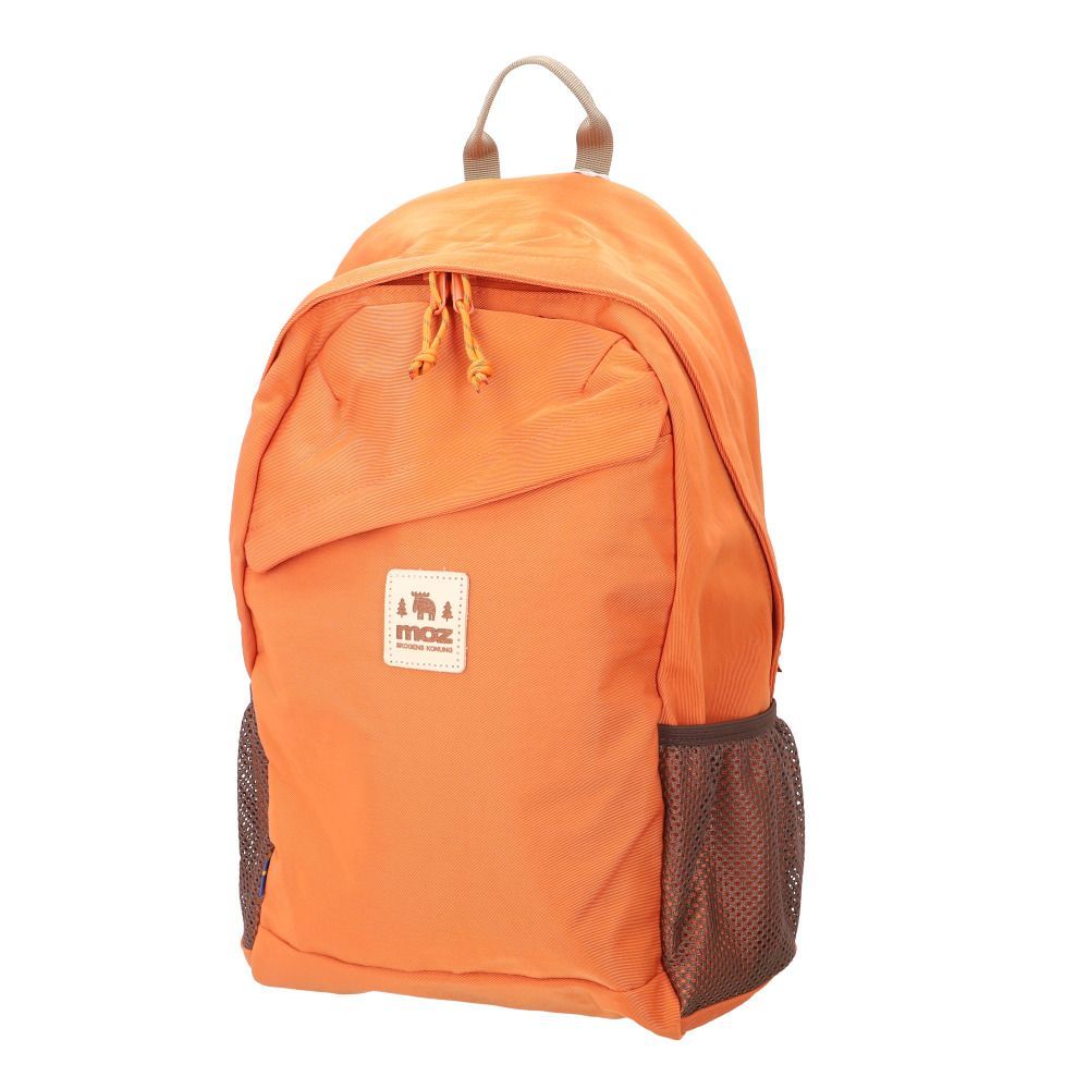 ☆ オレンジ ☆ モズ ZZOK-02 ナイロン バックパック リュック moz モズ ZZOK-02 リュックサック デイパック バックパック レディース 小さめ 通勤 通学 PC 大容量 A4 軽量 軽い はっ水 軽撥水 おしゃれ 可愛い 大人 かわいい