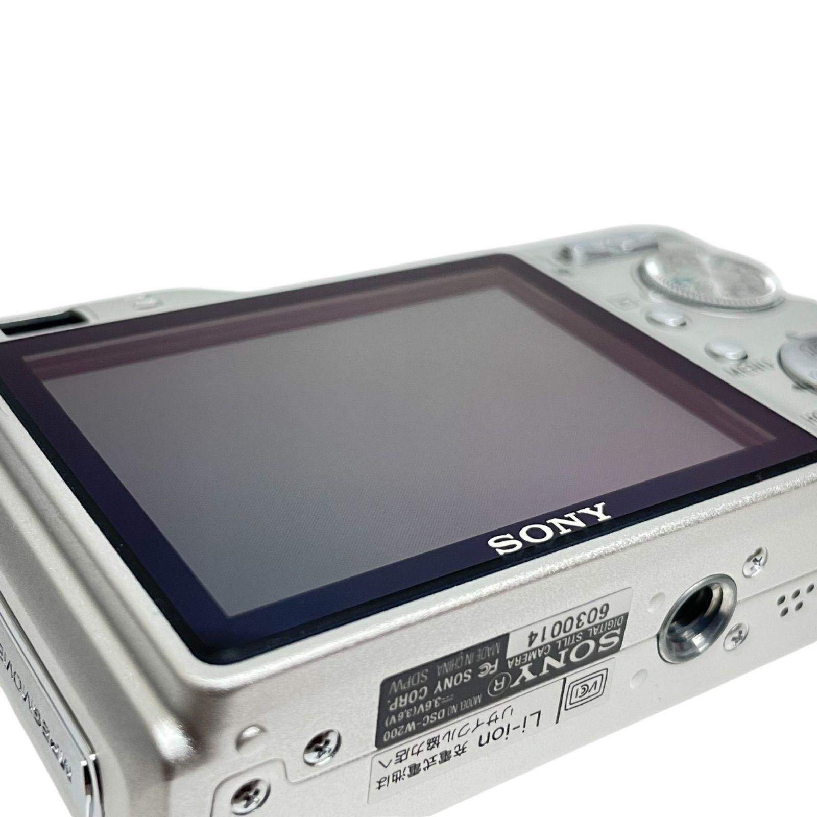 カメラ SONY サイバーショット DSC-W200 デジタルカメラ シルバー