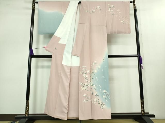 平和屋本店 上 本加賀友禅作家 田中勲 訪問着 枝花文 暈し染め ほていや扱い DZAB0890kh5 WWW_NOITHATQUANGTHANH_NET