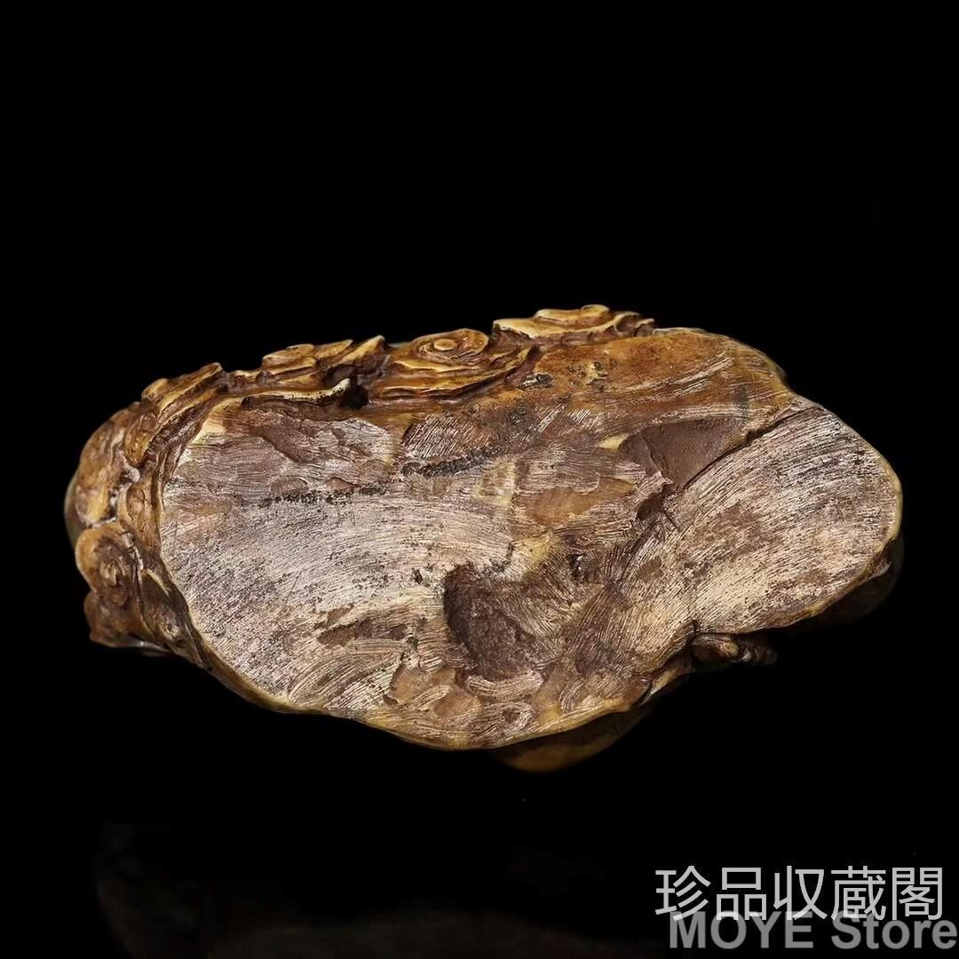 旧蔵寿山石田黄羅漢尊者