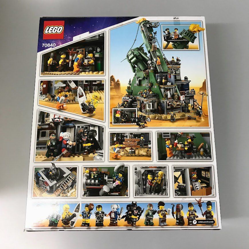 正規品 未開封 LEGO レゴ レゴムービー２ 70840 ボロボロシティへようこそ 廃盤品 DB-102-H 大人レゴ ミニフィグ エメット ルーシー バットマン グリーン ランタン ハーレイ クイン ぼくのウボンどこ 男 他 463