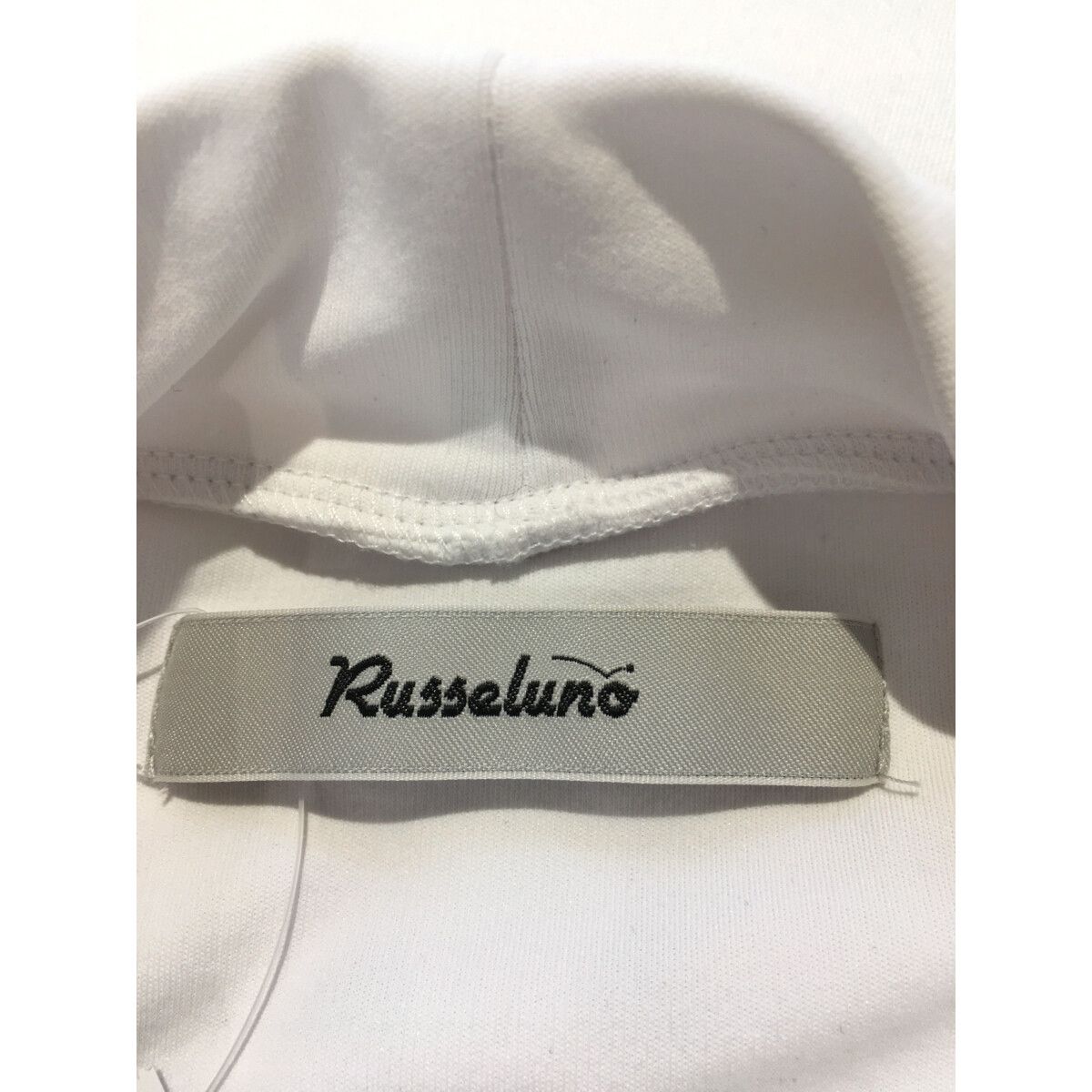 coco 中古 ラッセルノ RUSSELUNO レディース 半袖シャツ 0(S) 白×緑系 ホワイト モックネック 中古 レディース ラッセルノ RUSSELUNO 半袖シャツ 0(S) 白×緑系