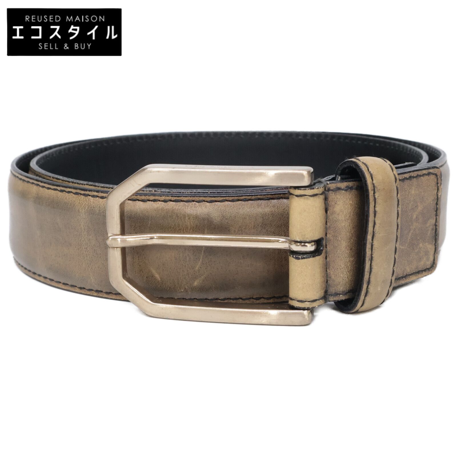 Ermenegildo Zegna エルメネジルドゼニア Ermenegildo Zegna COUTURE エルメネジルド ゼニア クチュール JAPAN LIMITED EDITION パティーヌ レザー 90