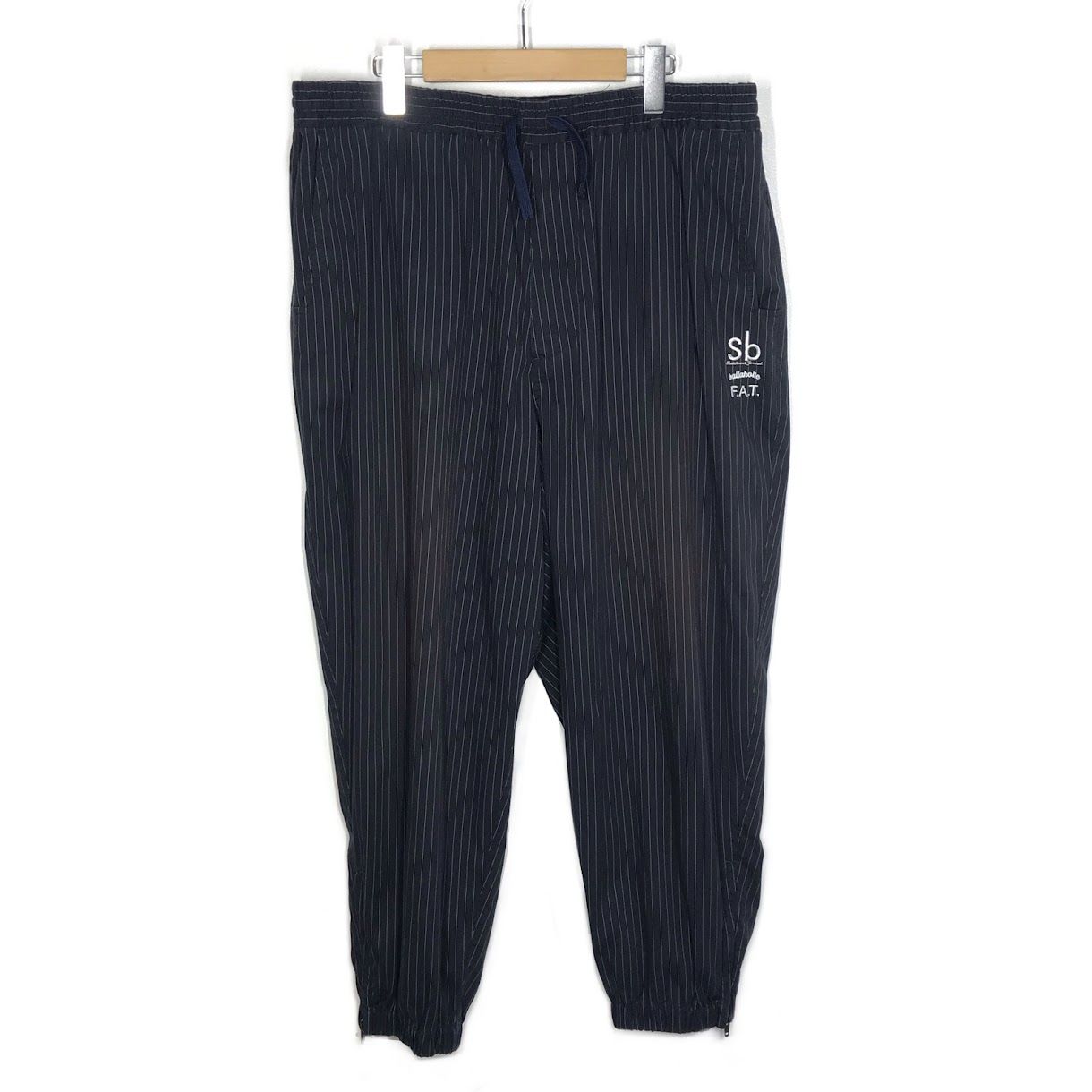 倉吉店 FAT | エフエーティー ×sb ×ballaholic ストライプ イージーパンツ F32310-PN11-AB ネイビー 107