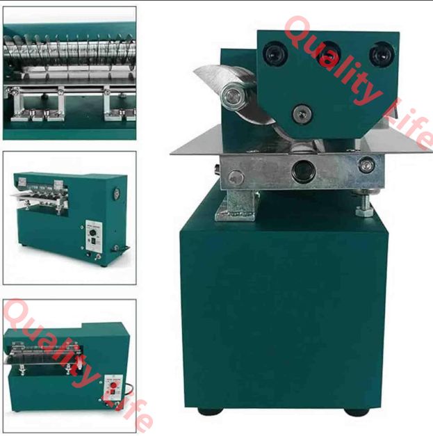 レザーカッティングマシン 電動レザーストリップカッター DIYレザークラフトストラップスプリッター 20cmの切断幅 厚さ<3mm レザー プラスチック PVC ゴム用 HRDEVELOPMENT_JP