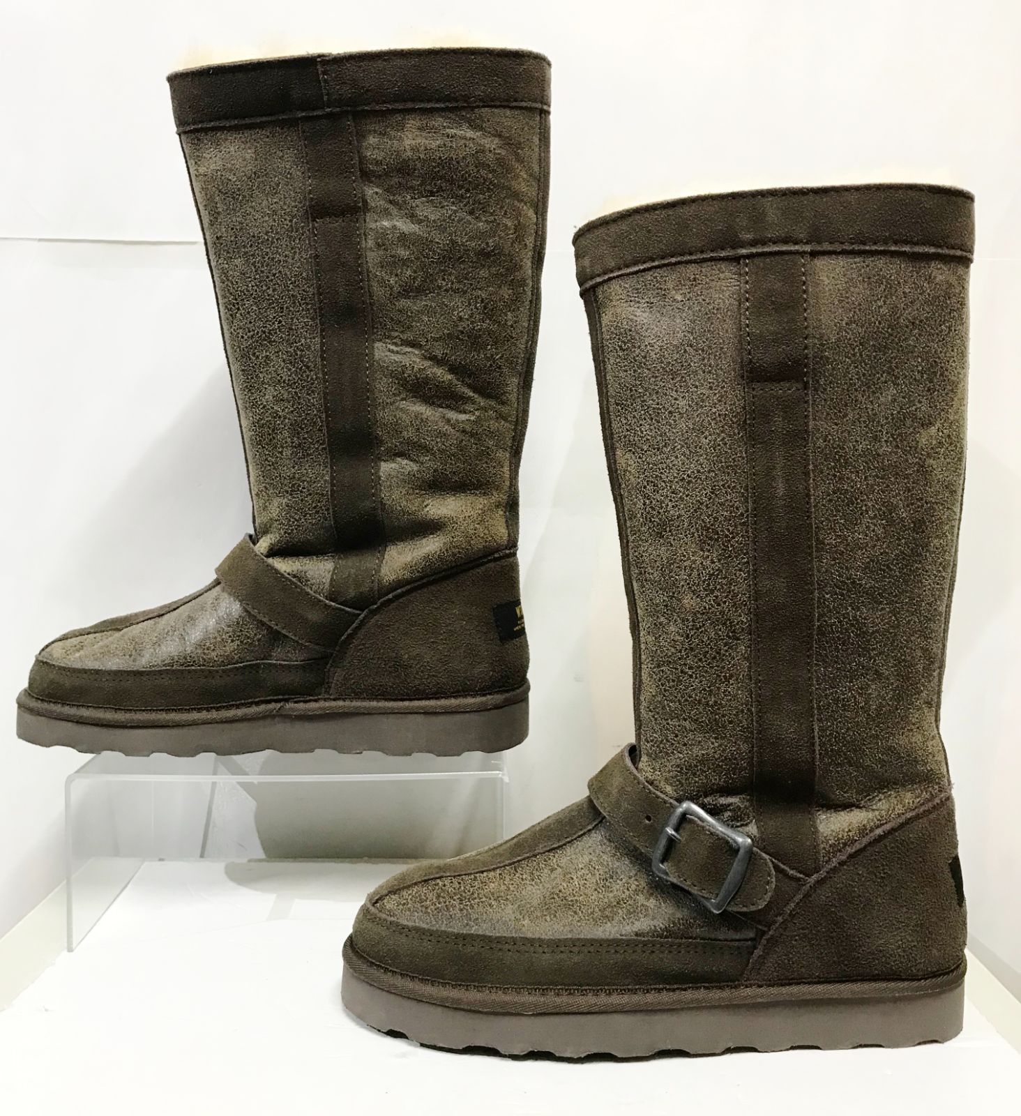 WTAPS A-6 BOOTS LEATHER SHEEP SKIN