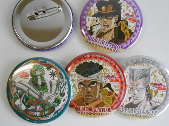 ショップ ♯Kfr11EZジョジョの奇妙な冒険カプセル缶バッジコレクション