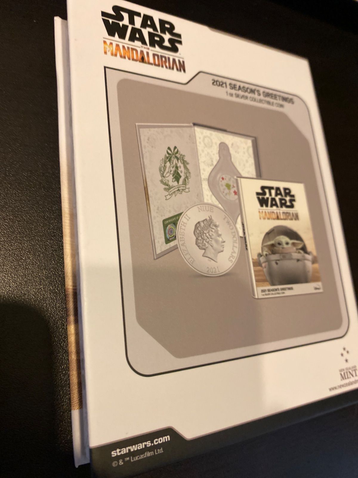 ニウエ カラー 銀貨 スターウォーズ STAR WARS マンダロリアン 
