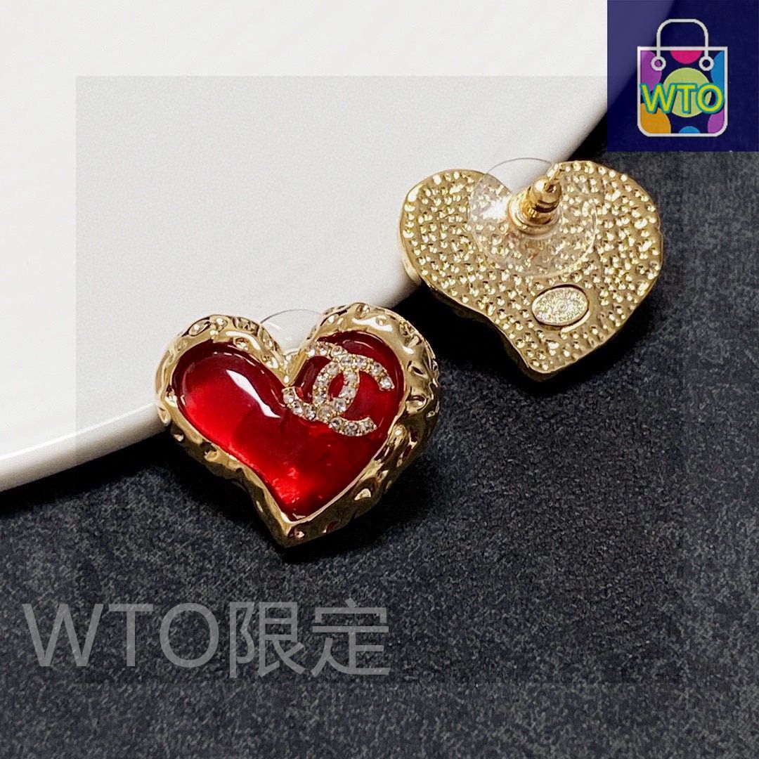 *ハートフルなギフトにも*【CHANEL】ハート イヤリング ココマーク ハート ピアス[AB7011 B06560 NF085] Cocomark Heart
