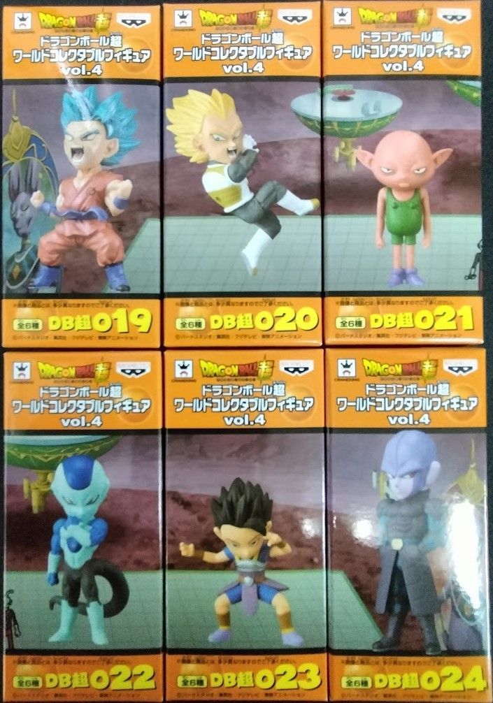 ドラゴンボール超　WCF コレクタブル vol.4 全6種　フィギュア　モナカ ドラゴンボール超WCF コレクタブル vol.4 全6種フィギュアモナカ