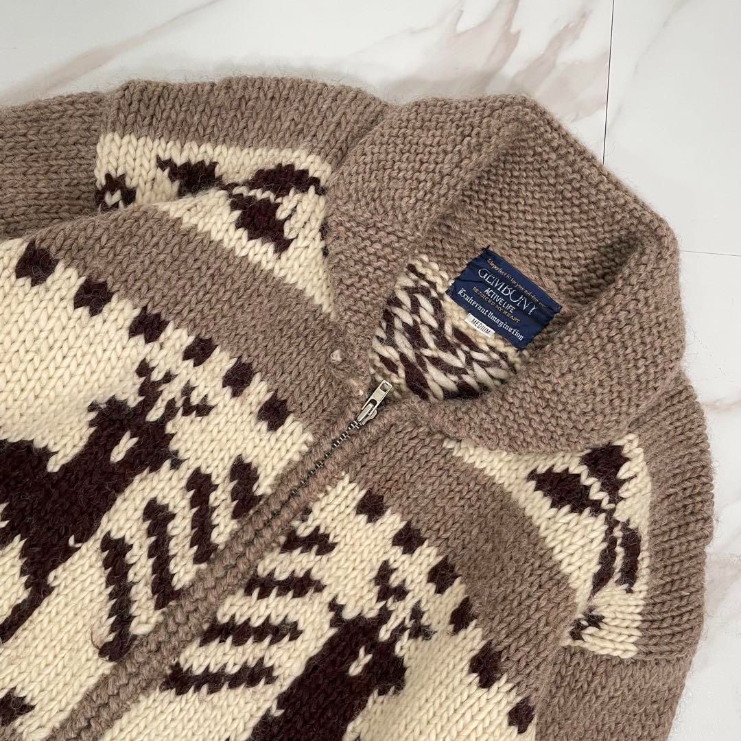 ヴィンテージ カウチンセーター 60's 鹿柄 Cowichan Sweater / カウチンセーター ニット タロン