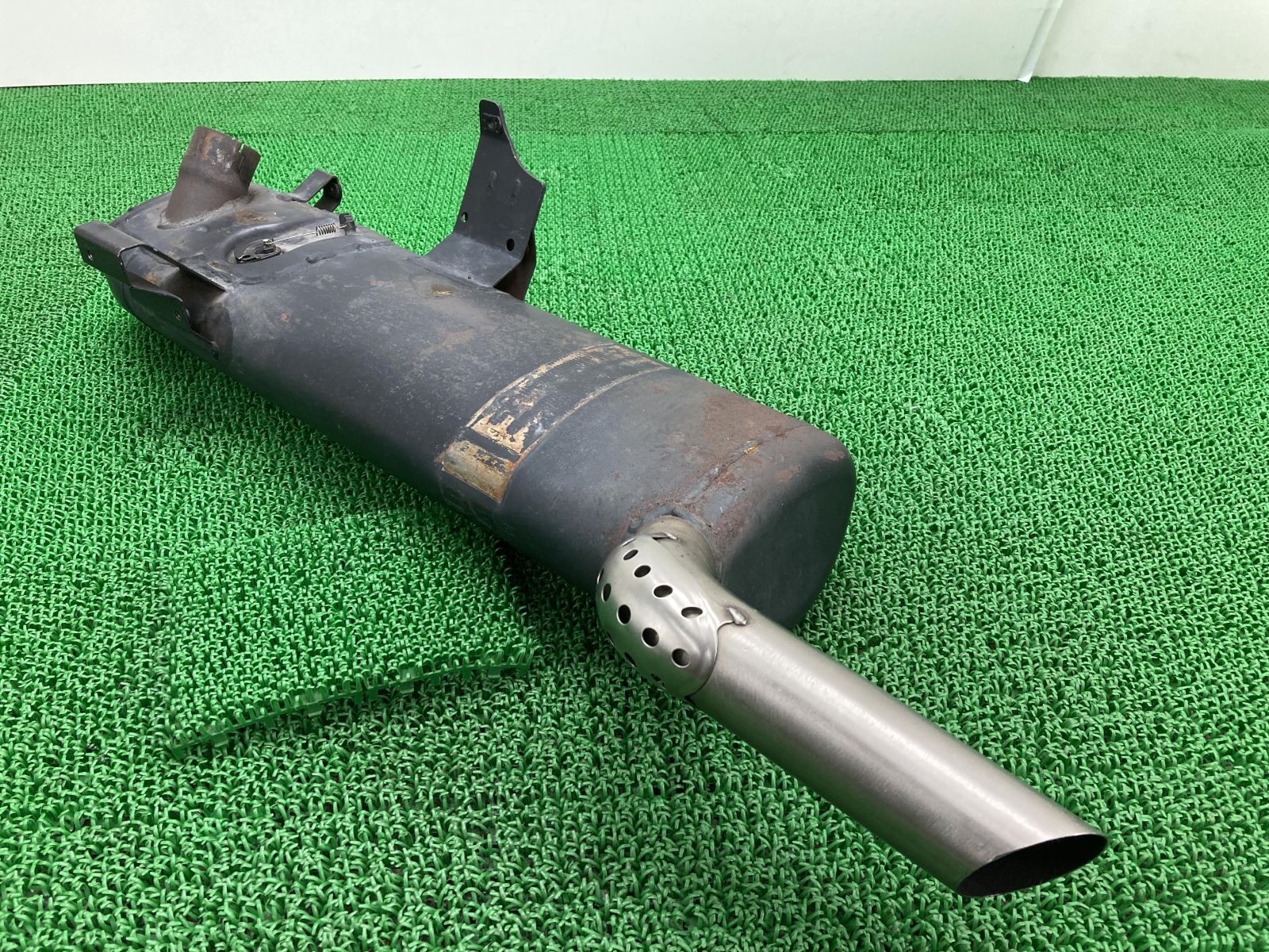 値下げ　ビューエル　XB12SS 純正マフラー 黒使用感あり ケーブル付き 値下げビューエルXB12SS 純正マフラー 黒使用感あり ケーブル付き