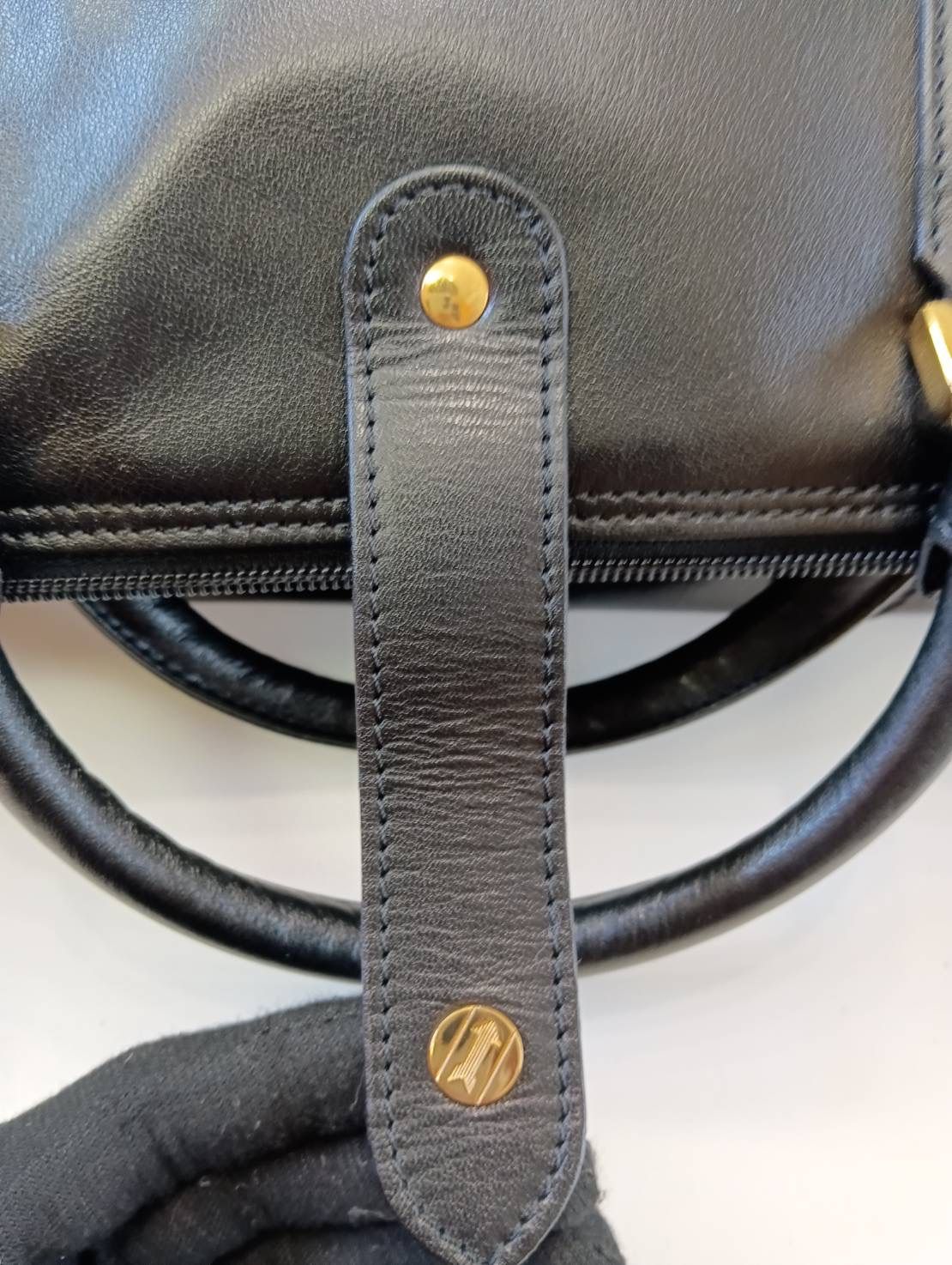 バッグ 【品】 GOLD PFEILゴールドファイル ボストンバッグ 黒ブラック 