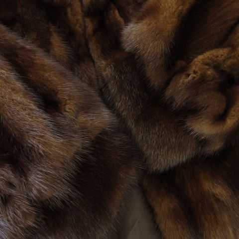 ナカムラファー nakamura fur ミンクファー コート 毛皮 ミドル