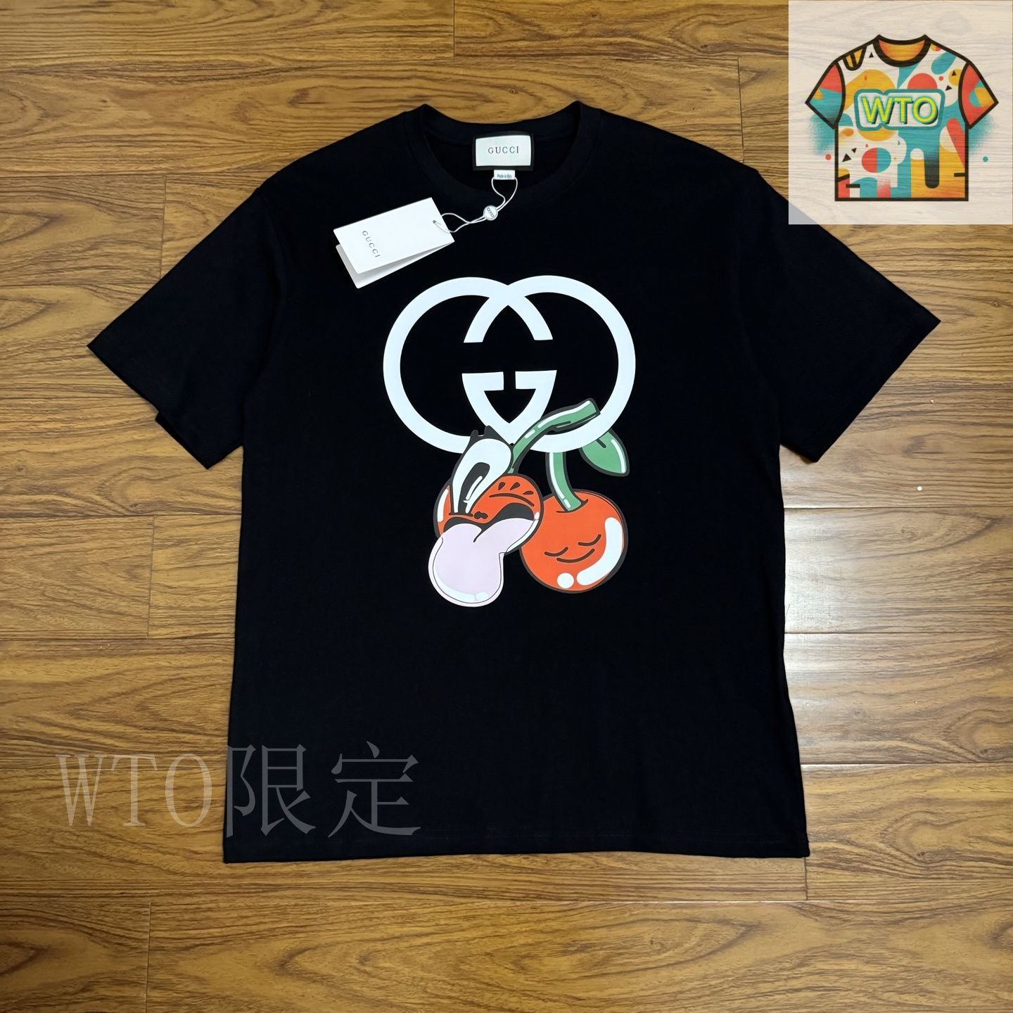 GUCCI チェリー柄 クロップドTシャツ 今日特価】GUCCI Cherry グッチ チェリー T - メルカリ