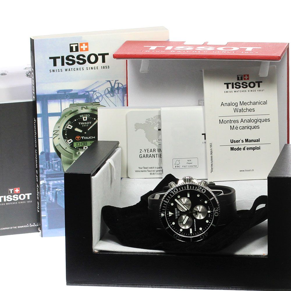 ティソ TISSOT T120407A シースター1000 デイト 自動巻き メンズ 良品 箱・保証書付き_770316
