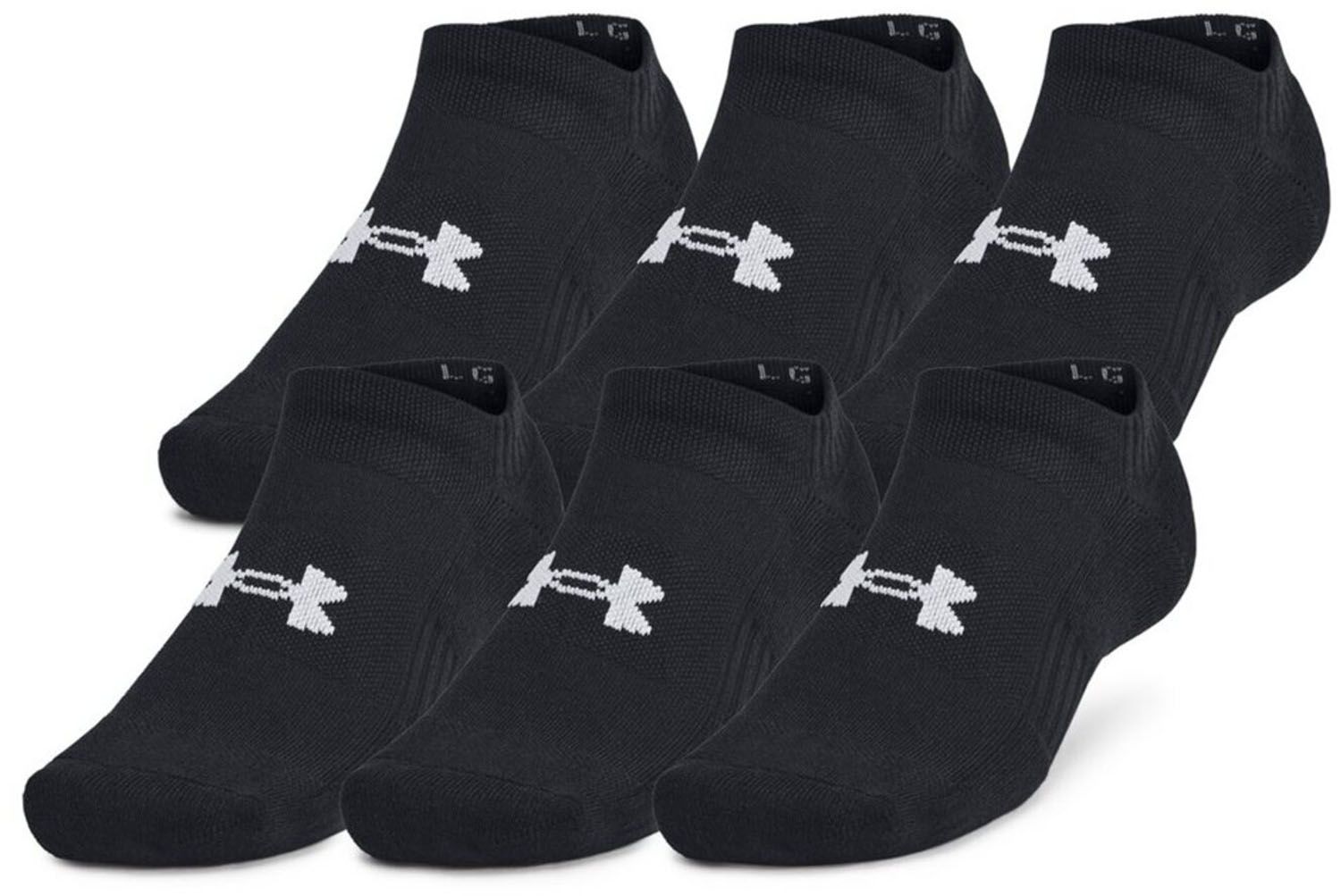 アンダーアーマー UNDER ARMOUR UA トレーニング コットン ノーショー ソックス 3足セット メンズ レディース 3P 靴下 ...