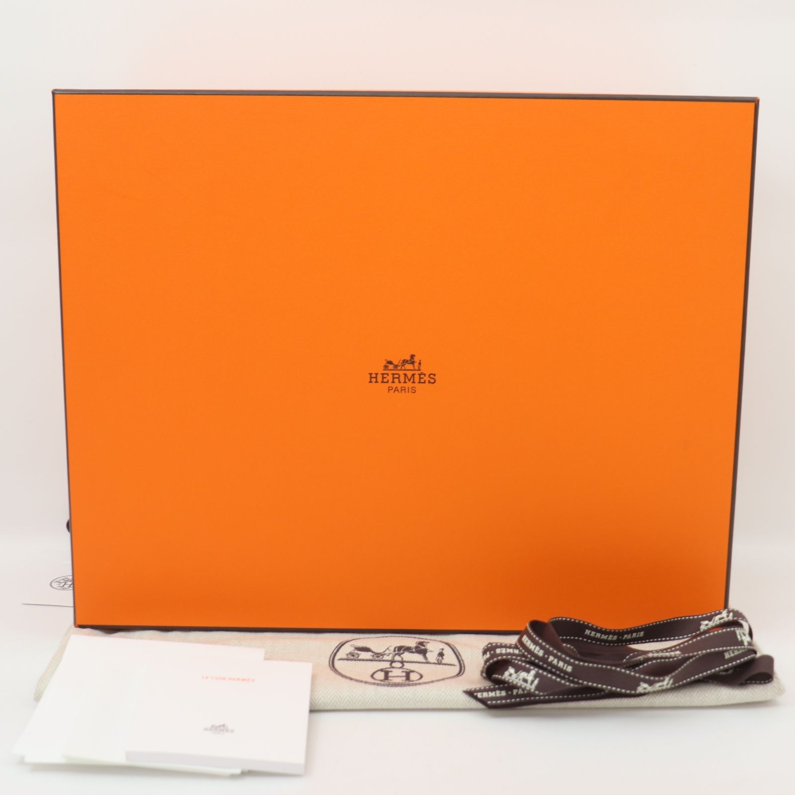 IT617BNRCHV4 即決 本物 HERMES エルメス ボリード27 オレンジ