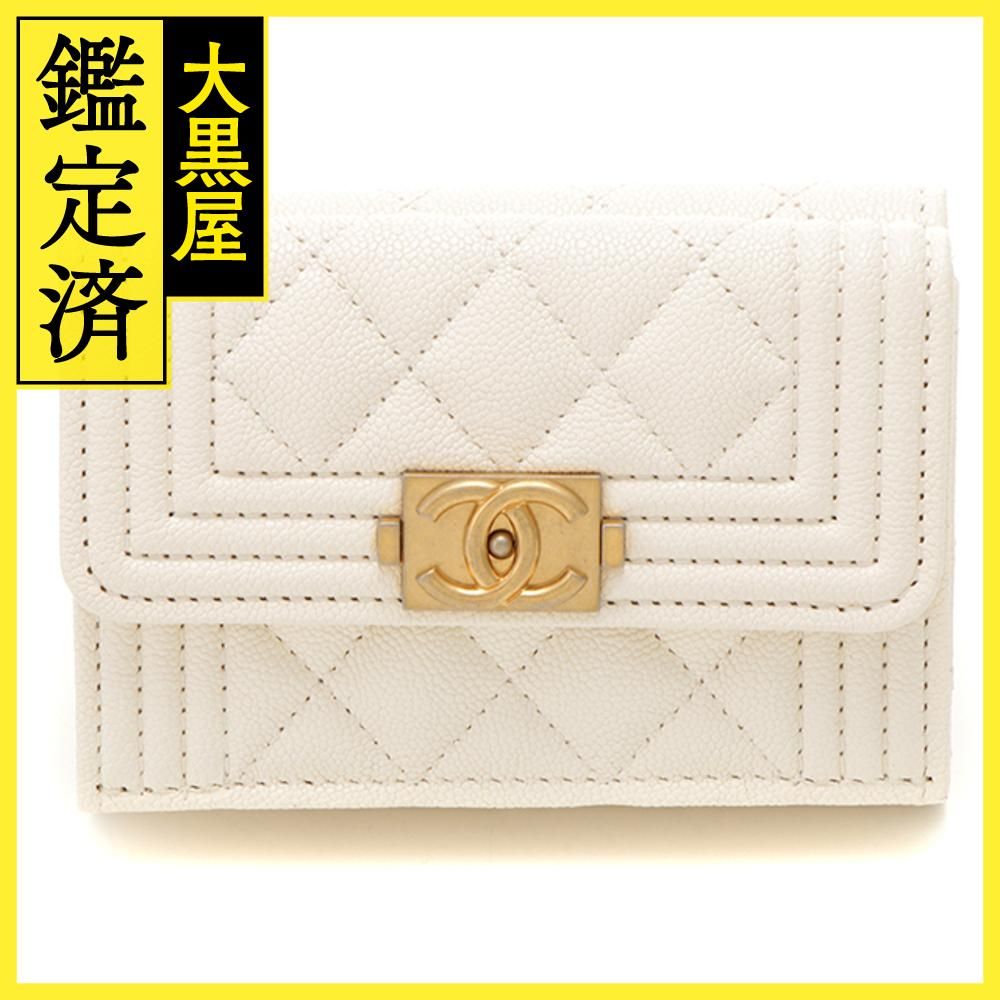 CHANEL シャネル 小物 ボーイシャネル スモール フラップ ウォレット ...