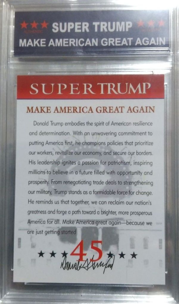 限定品）DONALD TRUMP ドナルド・トランプ大統領 SUPER TRUMP - メルカリ