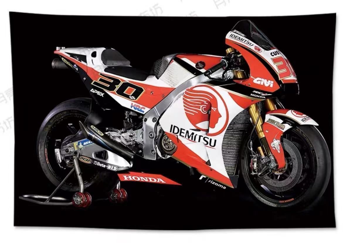 ☆アウトレット☆ 新品 100 x 70 cm 壁掛け 30 LCR Honda IDEMITSU 中上 貴晶 MotoGP RACING  オートバイ関連グッズ タオル - メルカリ