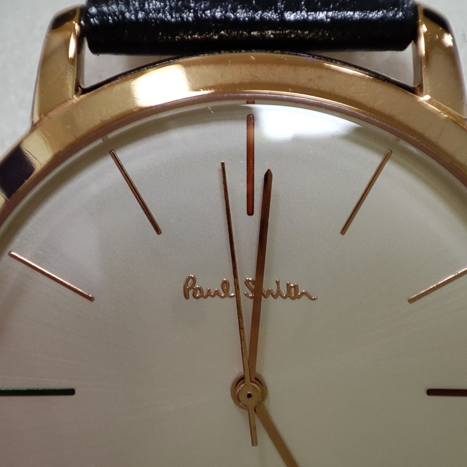 Paul Smith 腕時計 1005 三針 ラウンド クオーツ 電池交換済み 4cm 