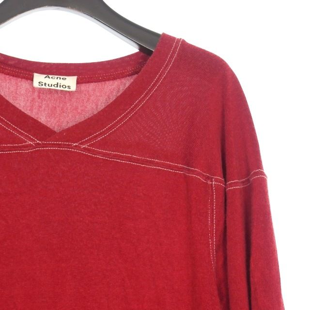 アクネ ストゥディオズ Acne Studios ニット カットソー Vネック 半袖 