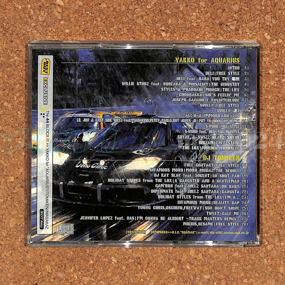 MIXCD】YAKKO for AQUARIUS & DJ TOMIKEN /HOLLA