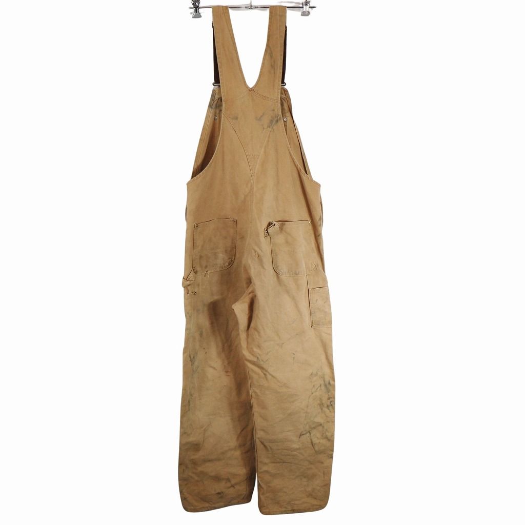 90年代 USA製 Carhartt カーハート オーバーオール ワーク ダブルニー 