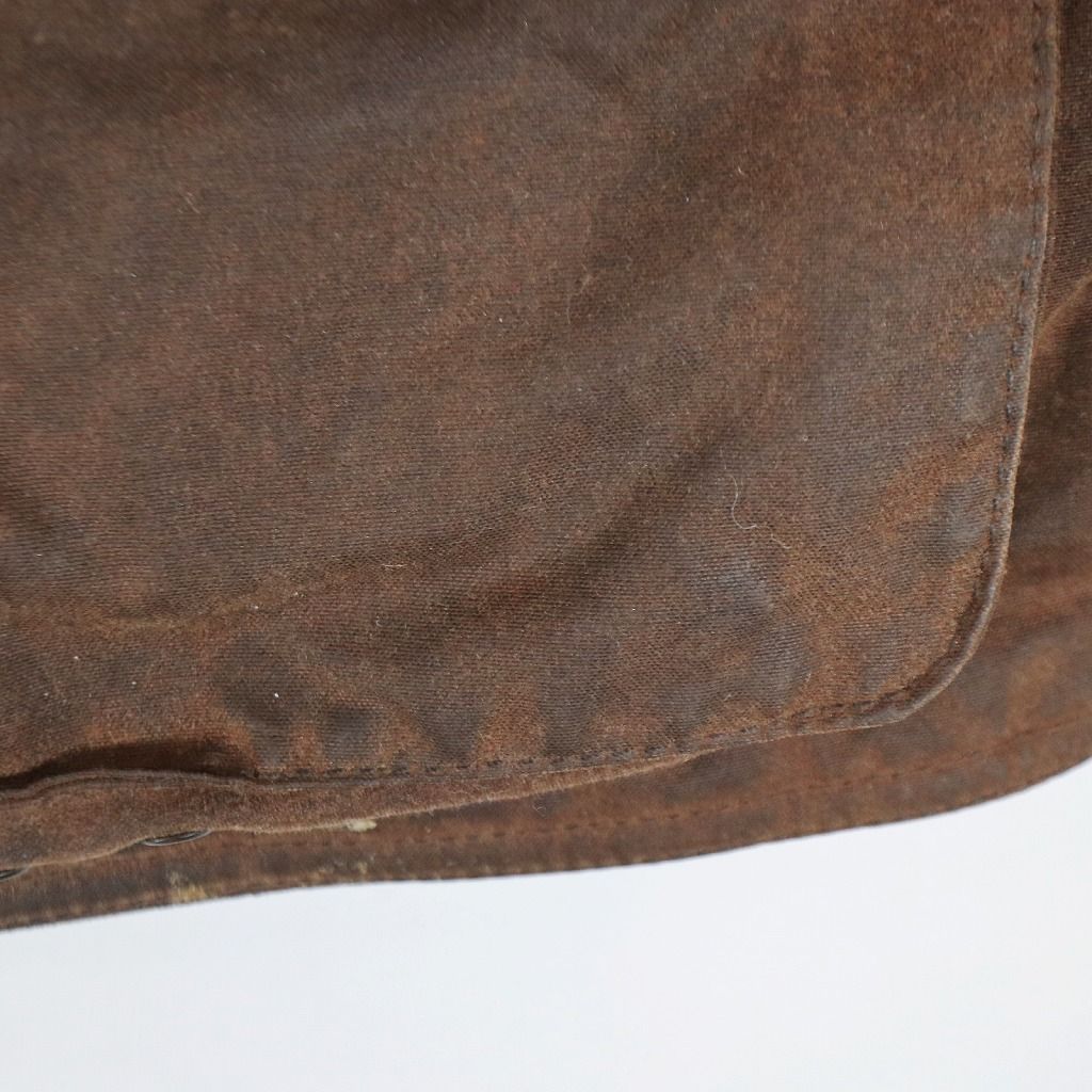 Barbour バブアー BUSHMAN オイルドジャケット 防寒 ユーロ 襟レザー