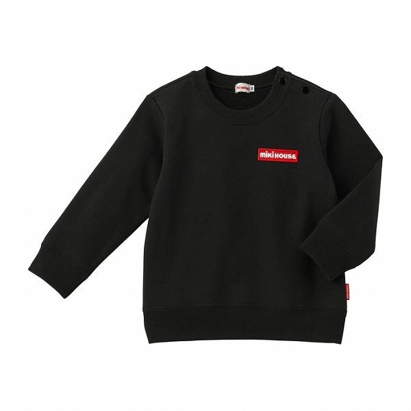 MIKIHOUSE ロゴトレーナー 120cm ミキハウス正規販売店/ミキハウス mikihouse ボックスロゴ