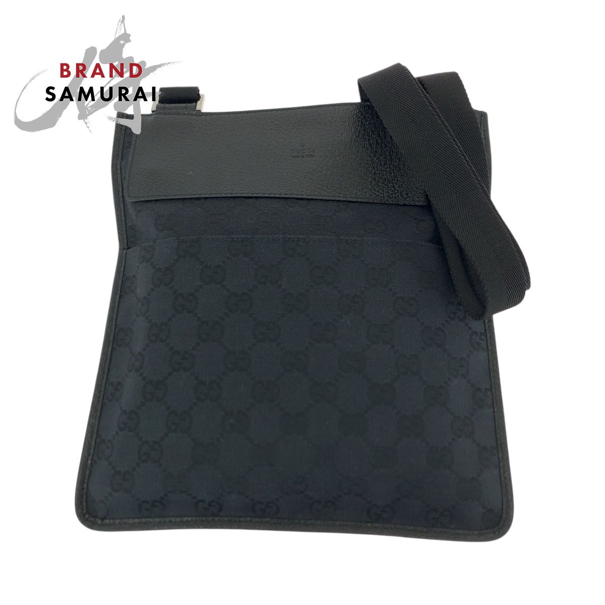 美品 GUCCI グッチ ブラック 黒 シルバー金具 GGキャンバス 27639 