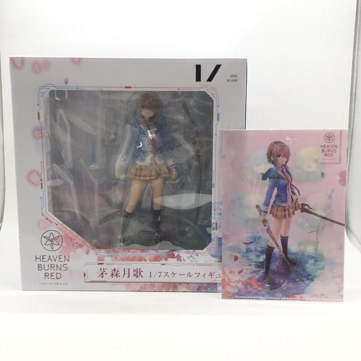 【美品・中古】ヘブンバーンズレッド　茅森月歌 1/7スケールフィギュア 美品・中古】ヘブンバーンズレッド 茅森月歌 1/7スケールフィギュア