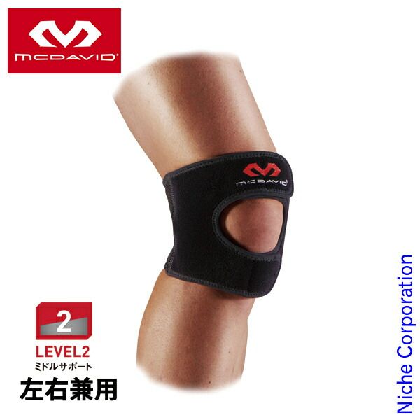 爆買い，高品質 【新品】 McDavid マルチアクション ニーラップ1 左右兼用 [M419] (S BK ブラック) サポーター