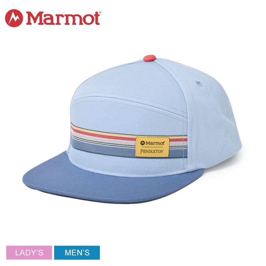 マーモット 帽子 M12985 レディース メンズ 5 パネル ハット MARMOT カラー:ペンドルトンストライプ 品番：26550230