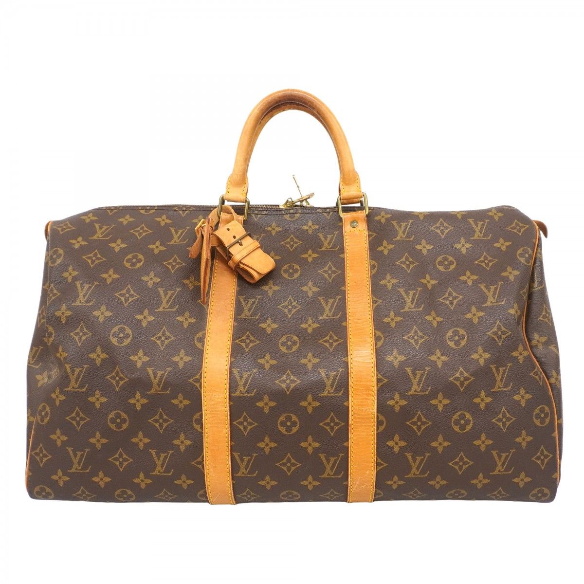 5mc3044 ルイヴィトン ボストンバッグ モノグラム キーポル50 M41426 ブラウン メンズ レディース ユニセックス