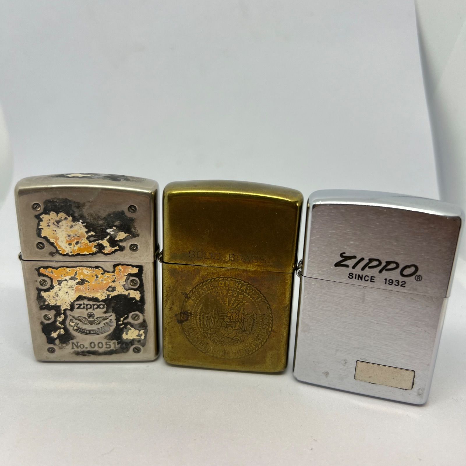 ジッポー zippo ライター まとめ売り 3点 - メルカリ