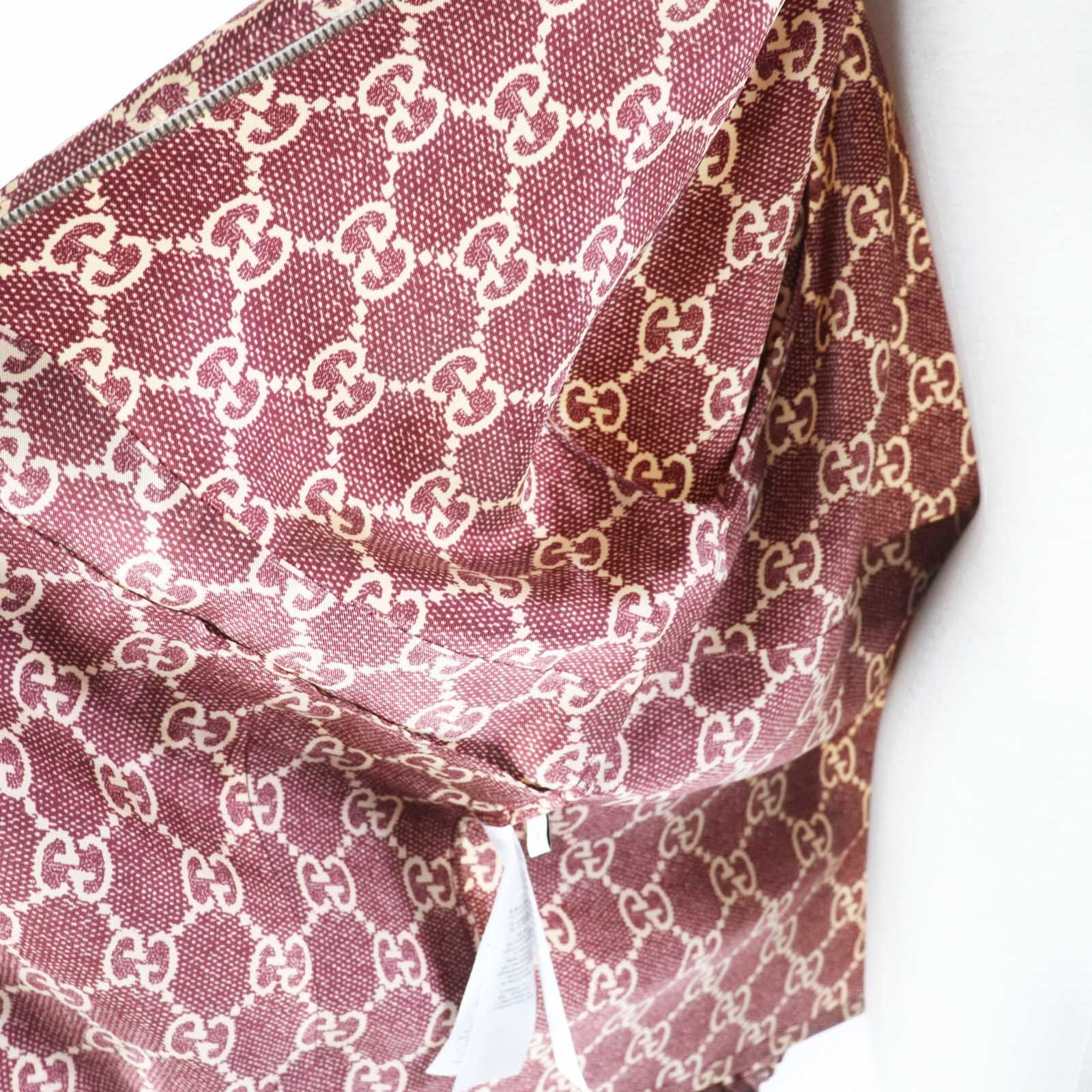 未使用品◎GUCCI グッチ 20AW 625007 シルク100％ GGスプリーム  