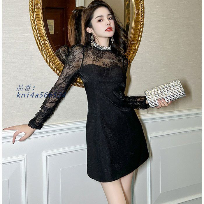 シースルーレース刺繍